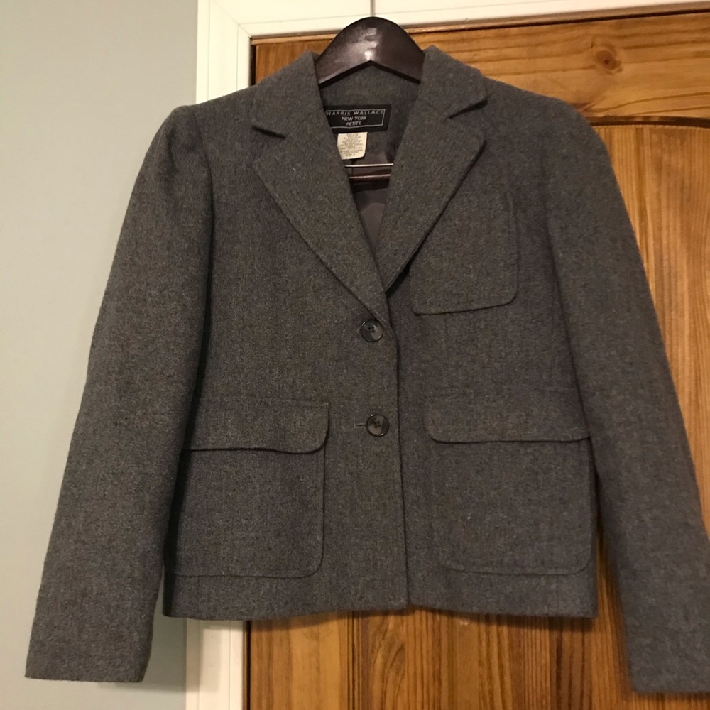 Sz 2 Harris Wallace New York Petite Vintage Jacket